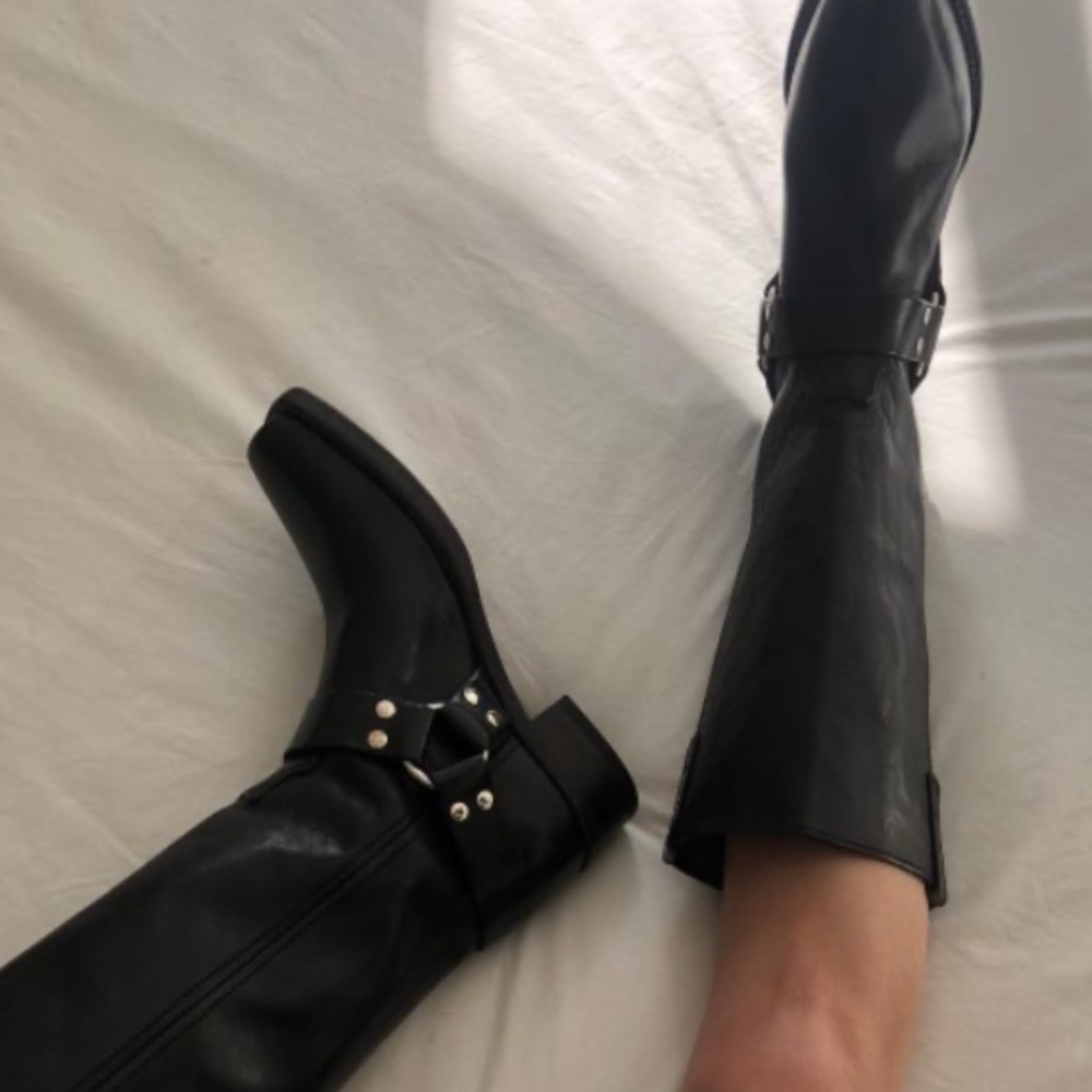 Re/Done Calvary Harness Tall Boots
